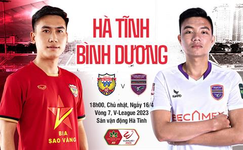 Hà Tĩnh nghiền nát Bình Dương tại vòng 7 V-League 2023