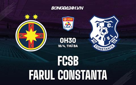 Nhận định FCSB vs Farul Constanta 00h30 ngày 18/4 (VĐQG Romania 2022/23)