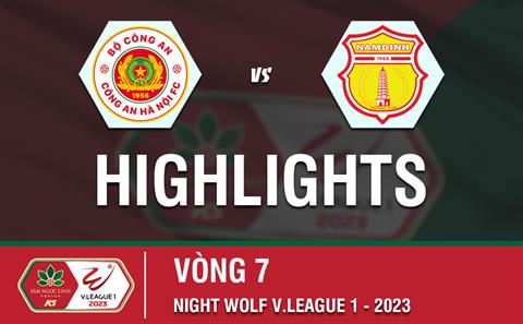 Video tổng hợp: CAHN - Nam Định (Vòng 7 V-League 2023)