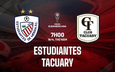 Nhận định Estudiantes vs Tacuary 7h00 ngày 19/4 (Copa Sudamericana 2023)