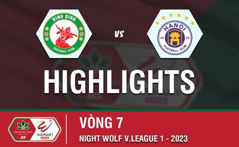 Highlights Bình Định - Hà Nội | Rafaelson lập hattrick, khách thua to | Vòng 7 V.League 2023