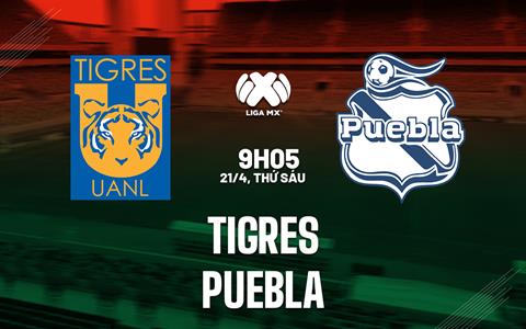 Nhận định bóng đá Tigres vs Puebla 9h05 ngày 21/4 (VĐQG Mexico 2023)