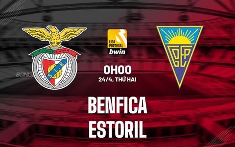 Nhận định Benfica vs Estoril 0h00 ngày 24/4 (VĐQG Bồ Đào Nha 2022/23)