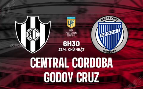 Nhận định Central Cordoba vs Godoy Cruz 6h30 ngày 23/4 (VĐQG Argentina 2023)