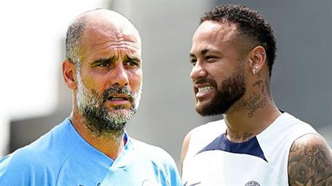 Pep Guardiola mâu thuẫn với BLĐ Man City về Neymar