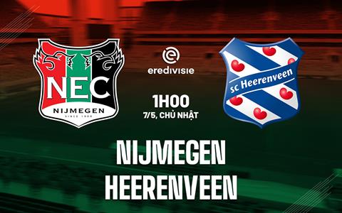 Nhận định Nijmegen vs Heerenveen 1h00 ngày 7/5 (VĐQG Hà Lan 2022/23)