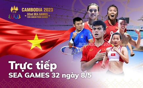 Kết quả SEA Games 2023 ngày hôm nay 8/5: TTVN tăng gấp đôi số HCV lên 30