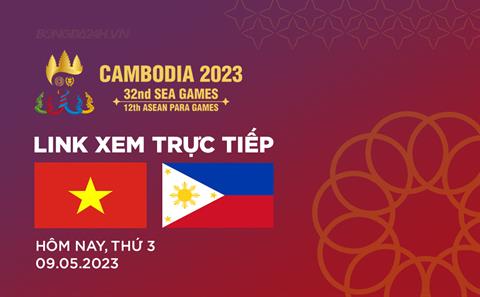 Trực tiếp VTV5 Nữ Việt Nam vs Nữ Philippines bóng đá SEA Games 32 hôm nay