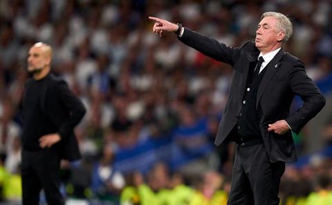 Carlo Ancelotti hài lòng với trận hòa Man City