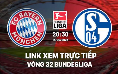 Link xem trực tiếp Bayern vs Schalke 20h30 ngày 13/5 (Bundesliga 2022/23)