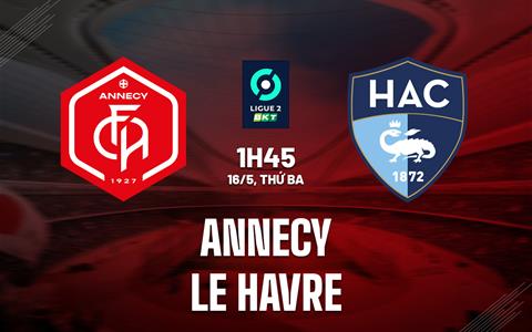 Nhận định Annecy vs Le Havre 1h45 ngày 16/5 (Hạng 2 Pháp 2022/23)