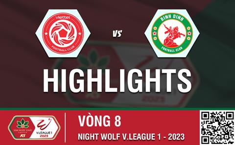 Video tổng hợp: Viettel - Bình Định (Vòng 8 V.League 2023)