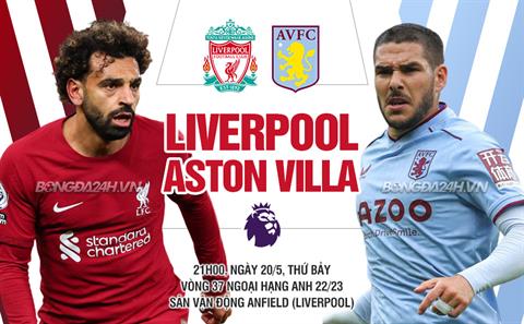 Nhận định Liverpool vs Aston Villa (21h00 ngày 20/5): Vượt qua khó khăn