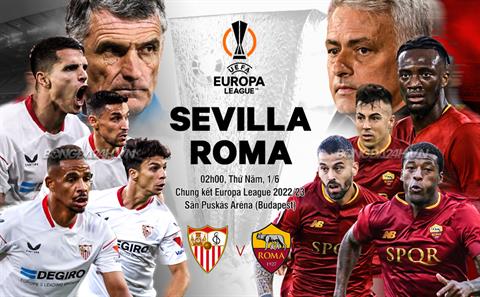 Nhận định Sevilla vs Roma (02h00 ngày 1/6): Kỷ lục vô tiền khoáng hậu chờ Mourinho