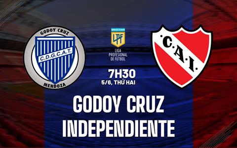 Nhận định Godoy Cruz vs Independiente 3h00 ngày 5/6 (VĐQG Argentina 2023)