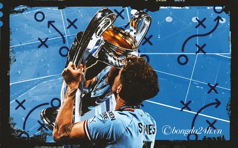 Vì sao Pep lại xếp John Stones đá tiền vệ số 8 thay vì số 6 trước Inter Milan?