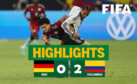 Highlights Đức - Colombia | Chủ nhà trắng tay | Giao hữu quốc tế 2023