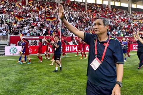 HLV Mai Đức Chung tiếc nuối sau trận thua ĐT Đức