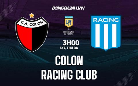 Nhận định Colon vs Racing Club 3h00 ngày 3/7 (VĐQG Argentina 2023)