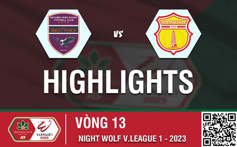 Video tổng hợp: Bình Dương - Nam Định (Vòng 13 V-League 2023)