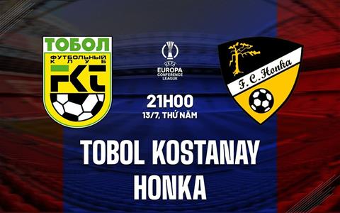 Nhận định Tobol Kostanay vs Honka 21h00 ngày 13/7 (Conference League 2023/24)