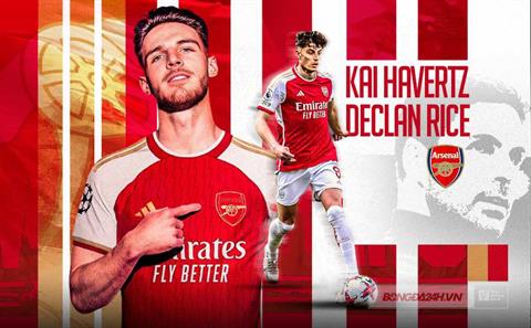Vì sao Arsenal sẵn sàng phá lệ vì Kai Havertz và Declan Rice