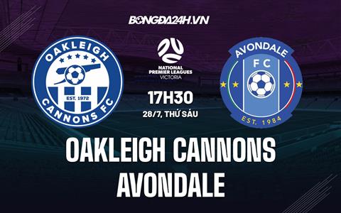 Nhận định Oakleigh Cannons vs Avondale 17h30 ngày 28/7 (VĐ bang Victoria 2023)