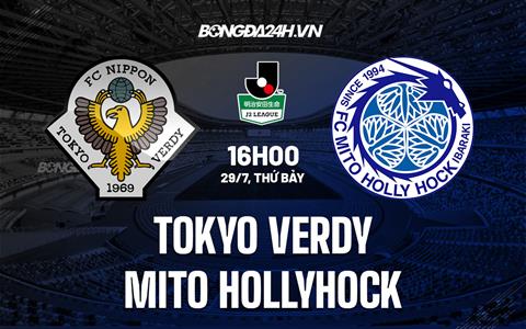 Nhận định Tokyo Verdy vs Mito Hollyhock 16h00 ngày 29/7 (Hạng 2 Nhật Bản 2023)