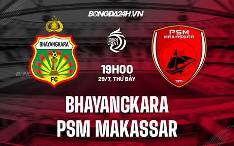 Nhận định Bhayangkara vs PSM Makassar 19h00 ngày 29/7 (VĐQG Indonesia 2023)
