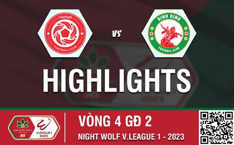 Highlights Viettel - Bình Định | Chủ nhà bất lực | Vòng 4 nhóm A V-League 2023