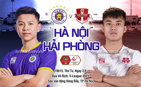 Nhận định Hà Nội vs Hải Phòng (19h15 ngày 2/8): Như một thói quen