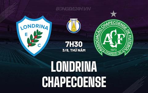 Nhận định bóng đá Londrina vs Chapecoense 7h30 ngày 3/8 (Hạng 2 Brazil 2023)