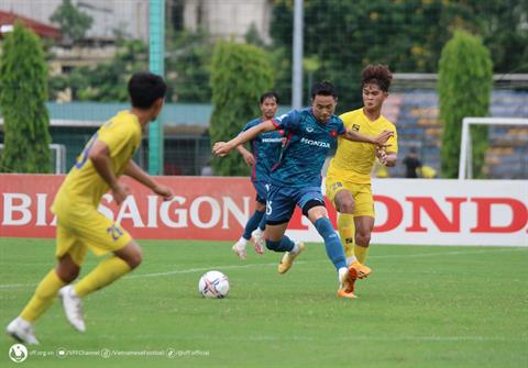 U23 Việt Nam giành chiến thắng nhọc trước U21 Hà Nội