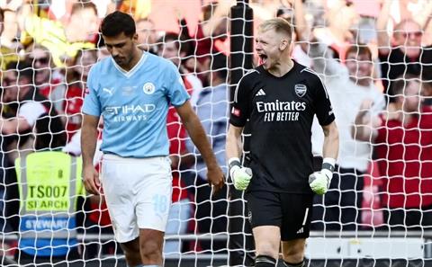 Ramsdale: Arsenal đã gỡ bỏ rào cản tâm lý trước Man City