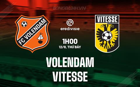 Nhận định bóng đá Volendam vs Vitesse 1h00 ngày 12/8 (VĐQG Hà Lan 2023/24)