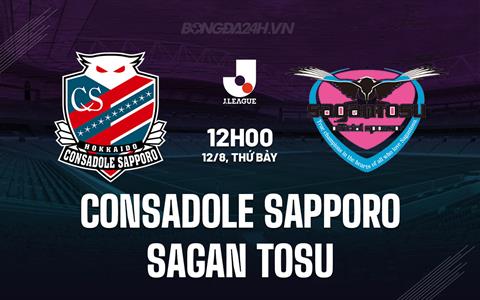 Nhận định Consadole Sapporo vs Sagan Tosu 12h00 ngày 12/8 (VĐQG Nhật Bản 2023)