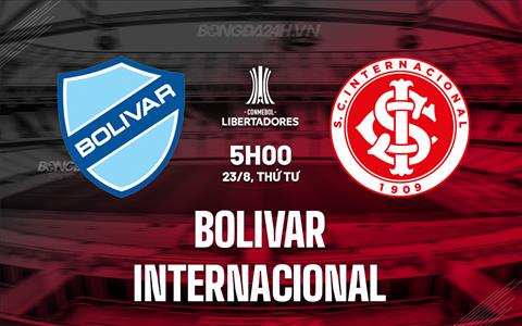 Nhận định bóng đá Bolivar vs Internacional 5h00 ngày 23/8 (Copa Libertadores 2023)