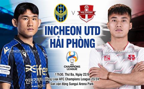 Nhận định Incheon vs Hải Phòng (17h30 ngày 22/8): Cơ hội nào cho các vị khách?