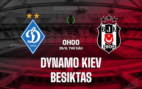 Nhận định Dynamo Kiev vs Besiktas 0h00 ngày 25/8 (Conference League 2023/2024)