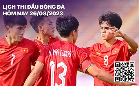 Lịch thi đấu bóng đá hôm nay 26/8: Chung kết U23 ĐNA Việt Nam - Indonesia
