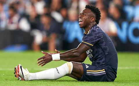 Vinicius Jr nguy cơ bỏ lỡ tám trận tiếp theo cùng Real Madrid