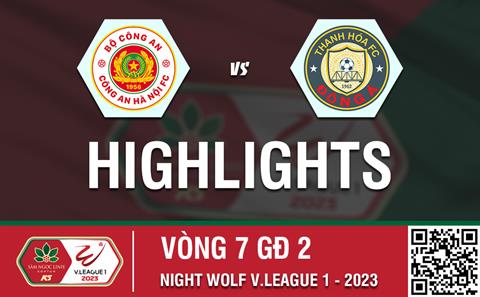 Highlights CAHN - Thanh Hóa | Tân binh trở thành Tân vương | Vòng 7 nhóm A V-League 2023