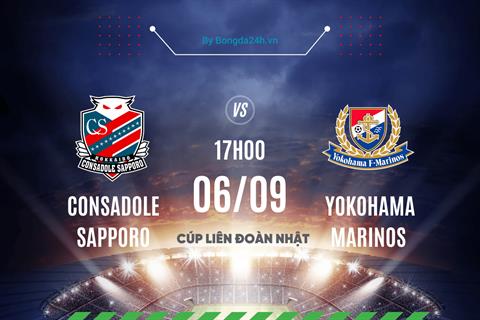 Nhận định Consadole Sapporo vs Yokohama Marinos 17h00 ngày 6/9 (Cúp Liên Đoàn Nhật Bản 2023)