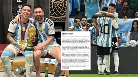 VIDEO: Enzo Fernandez nói gì về bức thư viết cho Messi năm 2016?