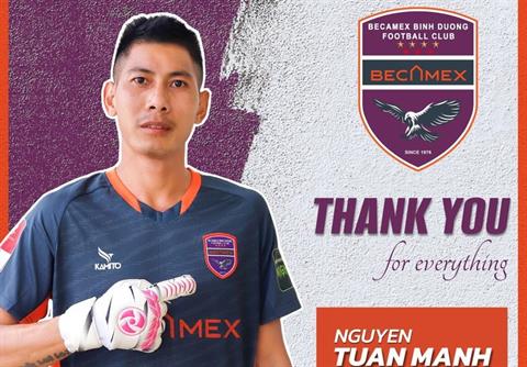 Becamex Bình Dương chia tay một loạt cầu thủ trước mùa giải mới 