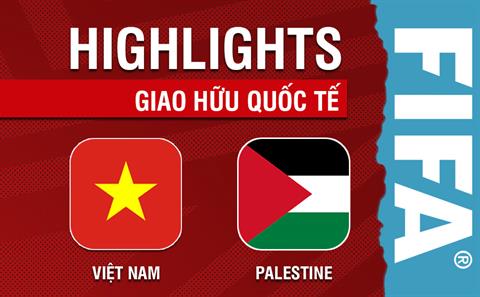 Video Việt Nam 2-0 Palestine: Công Phượng,Tuấn Hải