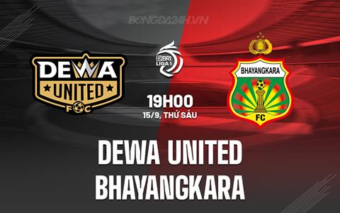 Nhận định Dewa United vs Bhayangkara 19h00 ngày 15/9 (VĐQG Indonesia 2023/24)