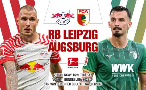 Nhận định bóng đá Leipzig vs Augsburg 20h30 ngày 16/9 (Bundesliga 2023/24)