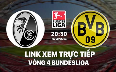 Link xem trực tiếp Freiburg vs Dortmund 20h30 ngày 16/9 (Bundesliga 2023/24)