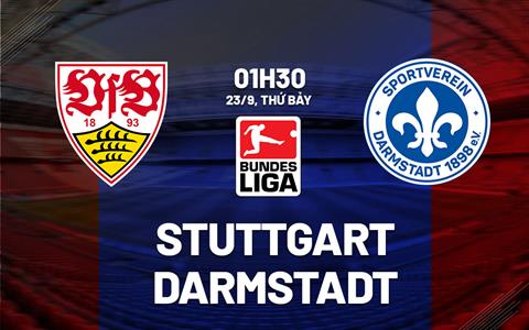 Nhận định bóng đá Stuttgart vs Darmstadt 1h30 ngày 23/9 (Bundesliga 2023/24)